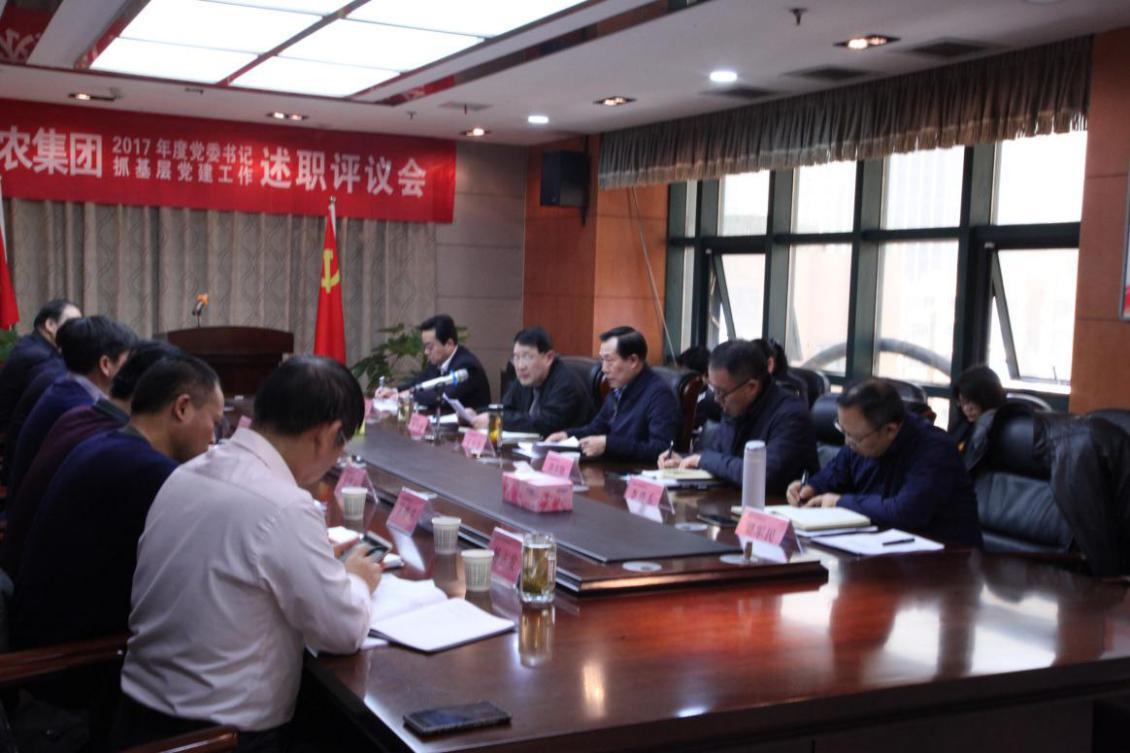 糧農(nóng)集團(tuán)召開2017年度黨委書記述職評議會